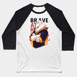 White Lion Wizard - Brave - Fantasy Baseball T-Shirt